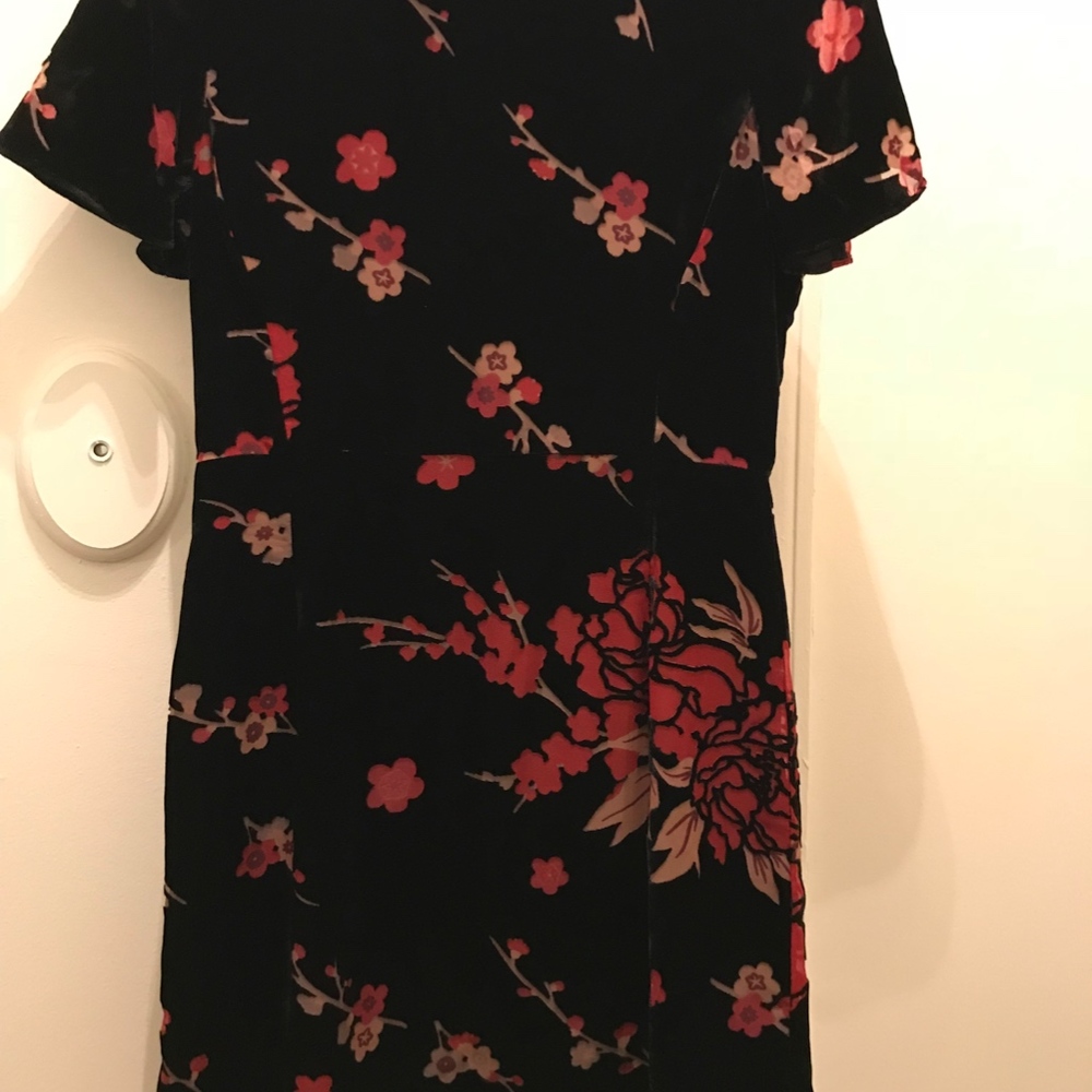 French Connection Wilma Devore Burnout Velvet A-Li - Picture 2 of 8